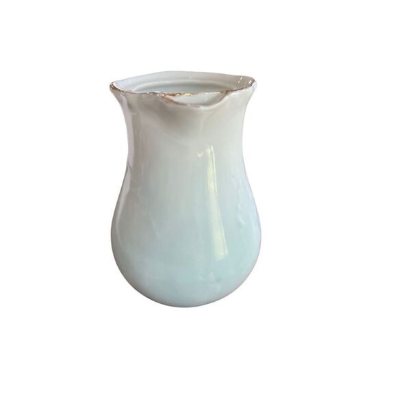 Vintage Cloud Creamer Gold Blue White 535 Mark 4 Inch Unique Collectors Piece - Picture 9 of 13